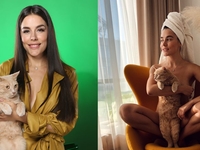 Иванна Онуфрийчук: "Мой кот Персик сразу определяет, каким мужчинам ко мне лучше не подходить"