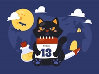 13 мемов про пятницу 13-ое