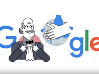 Важность мытья рук и Игнац Земмельвейс: новый дудл от Google