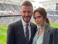 Дэвид Бекхэм умилил Сеть новым фото с женой и дочерью