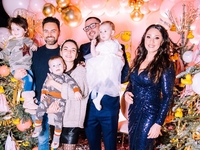 Наталка Карпа с размахом отпраздновала первый день рождения дочери