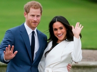 Годовщина свадьбы Меган Маркл и принца Гарри: самые яркие фото супругов