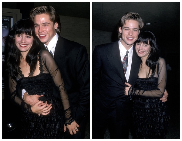 Джилл Шолен и Брэд Питт