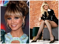 Одна дороже другой: Хайди Клум застраховала ноги на разные суммы