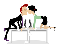 Любовь нечаянно нагрянула на работе: плюсы и минусы служебного романа