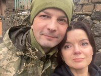 Маричка Падалко показала, как дети встречают отца-защитника