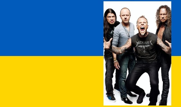 Легендарная рок-группа Metallica пожертвовала Украине крупную сумму
