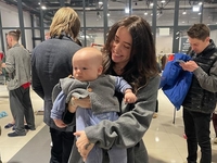 Надя Дорофеева посетила в Польше лагерь для украинских беженцев — фото, видео