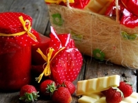 Варенье из клубники с белым шоколадом