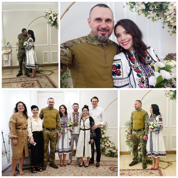 Олег Сенцов и Вероника Вельч поженились