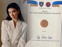 Дуа Липа получила звание Почетного посла Республики Косово: фото