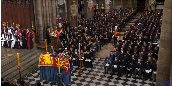 Государственные похороны Елизаветы II ©YouTube-канал The Royal Family