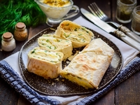 Три лучших рецепта закусок с лавашем