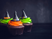 Кексы «Ведьмочки» на Хэллоуин