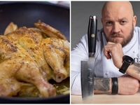 Цыпленок чкмерули со сливочным соусом от Алекса Якутова