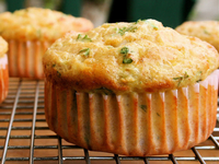 Маффины с сыром и зеленью