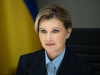 Елена Зеленская встретилась сразу с тремя королевами — фото, видео