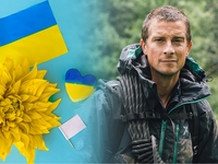 В Украину приехал известный путешественник Беар Гриллс: фото и видео