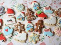 Пряники на Новый Год из марципана