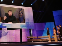 Берлінале-2023: Володимир Зеленський виступив на відкритті кінофестивалю — видео