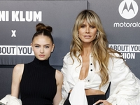 Хайди Клум с 18-летней дочерью Лени устроили фотосессию в нижнем белье