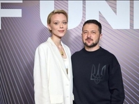 Голливудская звезда Иванна Сахно провела ночь в бомбоубежище в Киеве и послала Путина