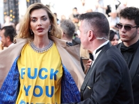 Алину Байкову в антипутинском наряде «выгнали» с Каннского кинофестиваля: как модель прокомментировала скандал