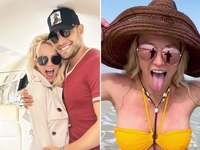 Шлепки по ягодицам, яхта, море: Бритни Спирс поделилась видео развлечений