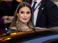 Королева Испании Летиция пришла на официальную встречу в Мадриде в вышиванке от украинского бренда