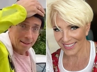 Вайкуле показала, как Галкин "уехал в закат" от нее на велосипеде