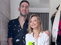 Звезда «Квартала» Ирина Сопонару прогулялась по Киеву с женихом-иностранцем