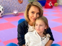 Марина Боржемская показала видео с празднования 11-летия дочери от Вячеслава Узелкова