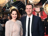 41-летняя звезда «Аббатства Даунтон» Мишель Докери впервые вышла замуж