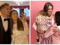 Молодая жена Остапчука прокомментировала новость о том, что Могилевская впервые стала мамой