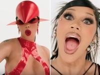 Карди Би станцевала в причудливых эротических костюмах и неординарной обуви