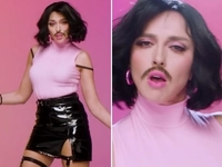 Полякова перевоплотилась в Меркьюри с чулками на подтяжках