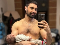 Віталій Козловський хрестив первістка - фото з таїнства