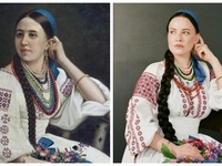 Астафьева снялась в образе героини картины, которую россияне украли в Херсоне