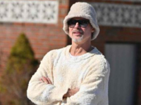 Редкий выход: Брэд Питт вместе со своей девушкой посетил «Формулу-1»