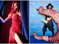 «Королева Хэллоуина» Хайди Клум показала все свои костюмы на праздник