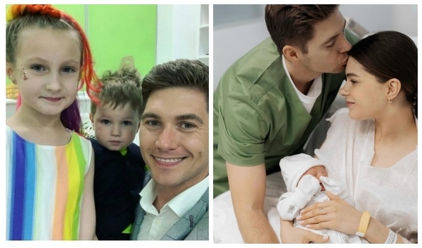 Остапчук показал, как знакомил детей от первого брака с новорожденным сыном