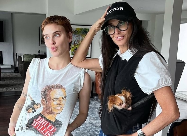 Деми Мур публично обратилась к 31-летней дочери от Брюса Уиллиса